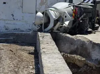 Ανατροπή μπετονιέρας