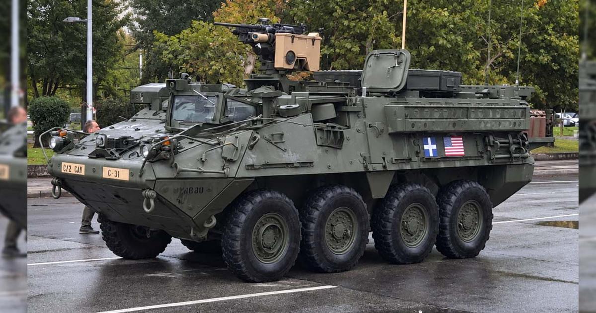 Αμερικανικά Stryker με αμερικανικά πληρώματα