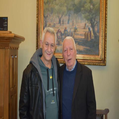 Κωνσταντίνος Μουτζούρης με Θοδωρή Κικινή